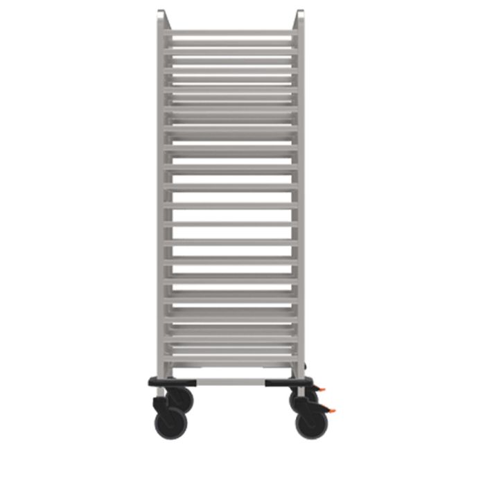 Carro Portabandejas 180-2 con Cantoneras, Almacenaje y Transporte, Carro para Servicio de Catering o Cocina