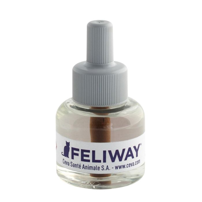 Feliway Recambio Classic para Difusor de Feromonas Calmantes para Gatos - Ayuda a Reducir Estrés y Problemas de Conducta - 48 ml, 1 Mes