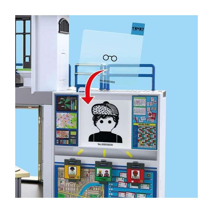 Comisaría con sala de investigación playmobil 3