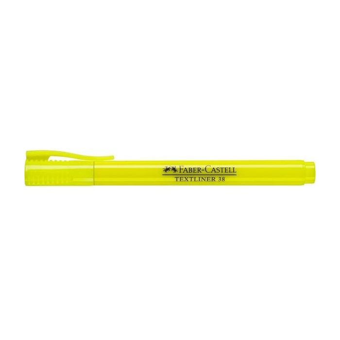 FABER-CASTELL Textmarker Textliner 38 gelb 2 FABER-CASTELL Textmarker Textliner 38 gelb 2