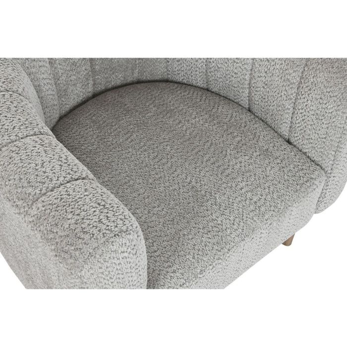 Sillón Home ESPRIT Gris 79 x 72 x 67 cm 4 Sillón Home ESPRIT Gris 79 x 72 x 67 cm 4