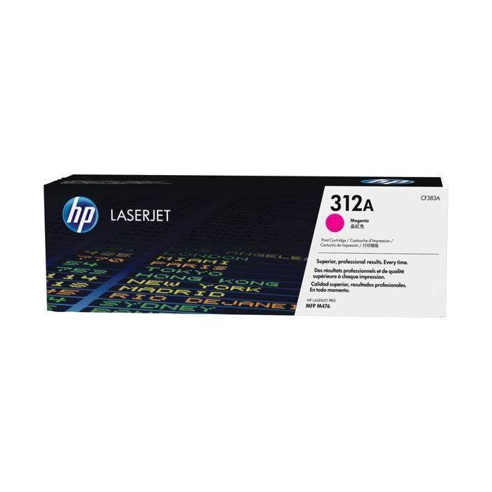 HP CF383A Tóner magenta 312A Original LaserJet, rendimiento 2700 páginas