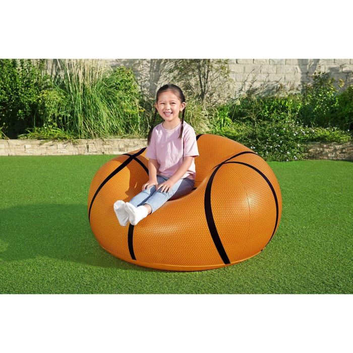 Bestway Sillon Hinchable Gigante Baloncesto 114x112x66 cm +6 Años Interior y Jardin 75103 1 Bestway Sillon Hinchable Gigante Baloncesto 114x112x66 cm +6 Años Interior y Jardin 75103 1