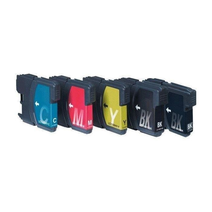 BROTHER Pack cartuchos Negro, Cian, Magenta y Amarillo DCP-145C/DCP-165C, 1
