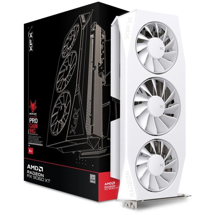 XFX RX 9060 XT Radeon Mercury OC Gaming 16GB GDDR6 3 Ventiladores Blanco 4 XFX RX 9060 XT Radeon Mercury OC Gaming 16GB GDDR6 3 Ventiladores Blanco 4