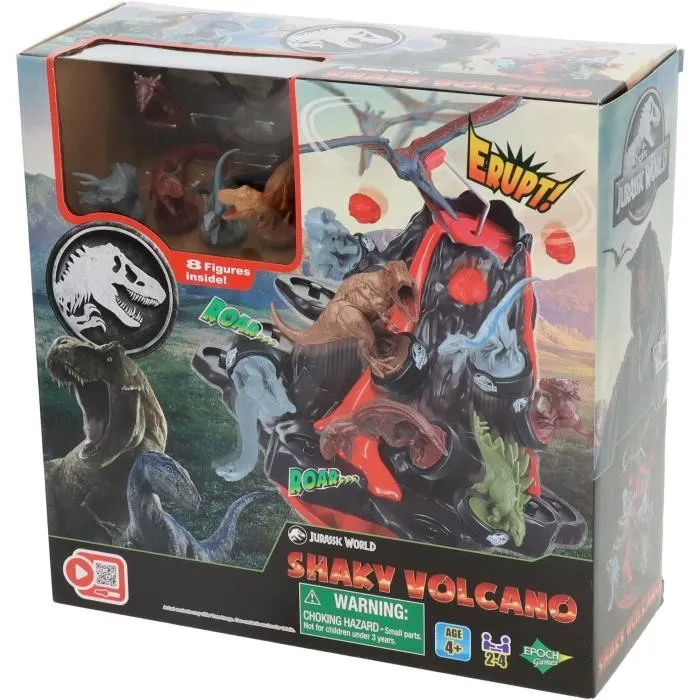 Epoch Juego Jurassic World Shaky Volcano, Volcán en Erupción Inestable con Dinosaurios para Salvar, Juguete Infantil 0 Epoch Juego Jurassic World Shaky Volcano, Volcán en Erupción Inestable con Dinosaurios para Salvar, Juguete Infantil 0