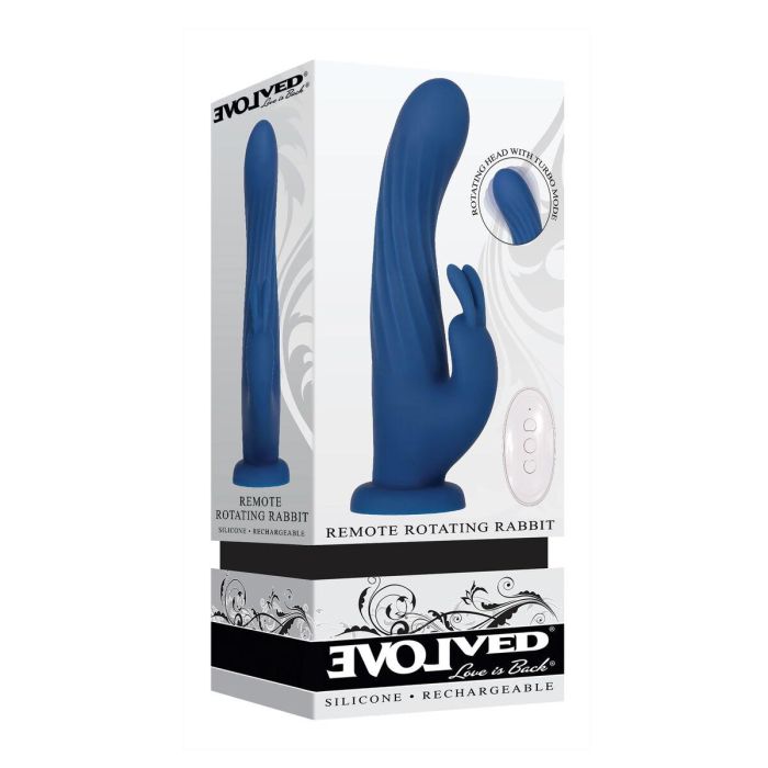 Vibrador Punto G Evolved Rabbit Azul 9 Vibrador Punto G Evolved Rabbit Azul 9