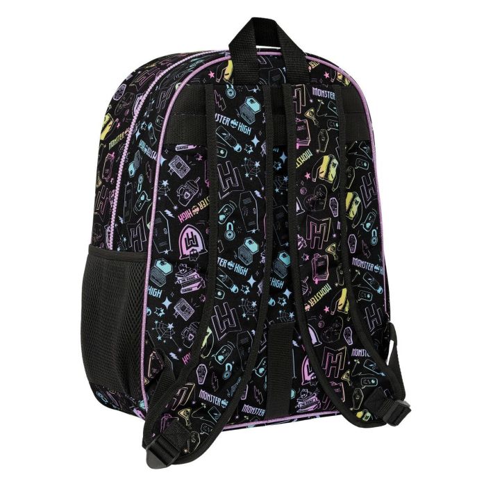 Mochila Escolar Monster High Negro 33 x 42 x 14 cm 2 Mochila Escolar Monster High Negro 33 x 42 x 14 cm 2