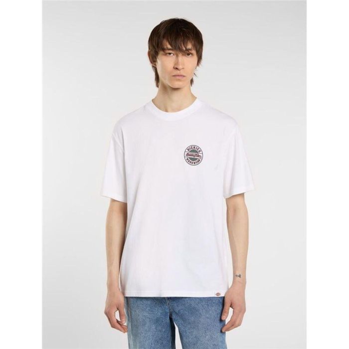Camiseta de Manga Corta Hombre Dickies Circle Ss Blanco 10 Años 5 Camiseta de Manga Corta Hombre Dickies Circle Ss Blanco 10 Años 5