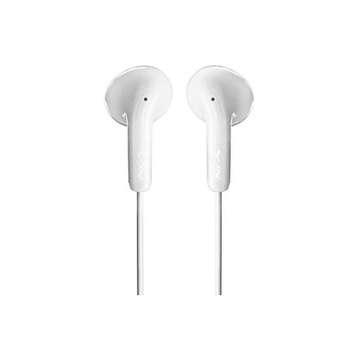 NGS Auriculares Cross Flip White con Micrófono Jack 3.5mm Blancos 2