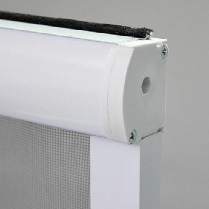 Stor Insect PSIA1214 Mosquitera para Ventana, 125 x 145 cm, Aluminio Lacado Blanco, Ajustable en Ancho y Altura 1