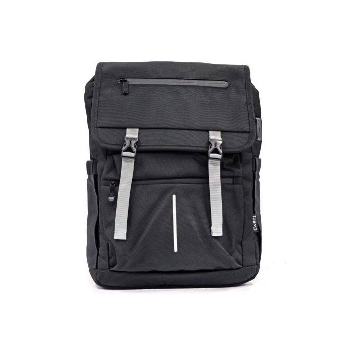 Ewent EW2537 Mochila Unisex Vintage para Portátil 16.1 pulgadas, Impermeable 27L rPET Antirrobo