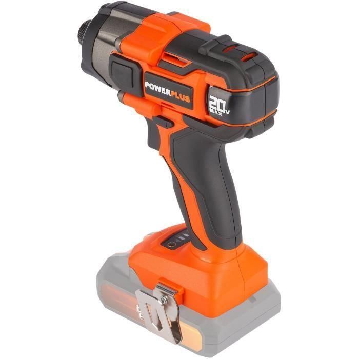 Destornillador de choque inalámbrico 20V 180 nm - Powdp20100 de potencia dual - Entregado sin batería o cargador 5 Destornillador de choque inalámbrico 20V 180 nm - Powdp20100 de potencia dual - Entregado sin batería o cargador 5