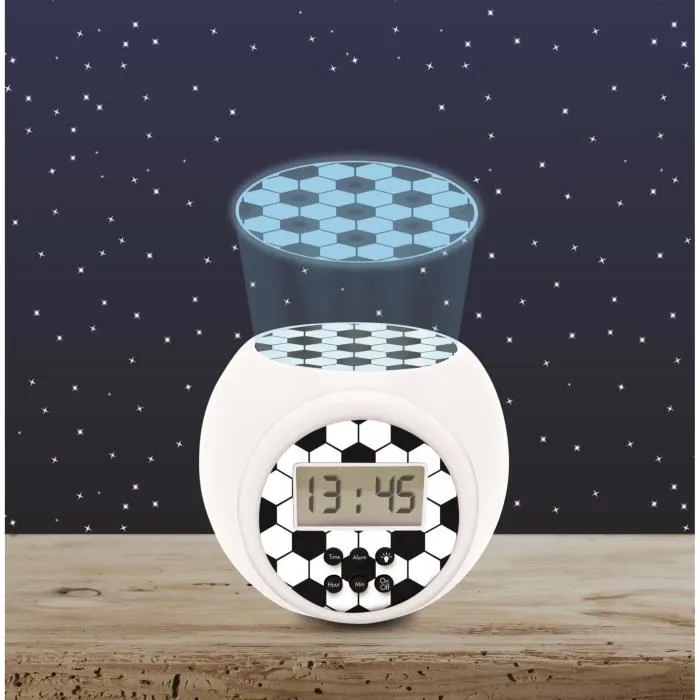 Lexibook Reloj Despertador Edición Fútbol RL977FO con Proyección de Balón 2