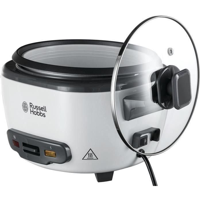 Olla arrocera - RUSSELL HOBBS - 27040-56 - 500 W - 3,3 L - 200 programas - 14 porciones - Blanca 4 Olla arrocera - RUSSELL HOBBS - 27040-56 - 500 W - 3,3 L - 200 programas - 14 porciones - Blanca 4