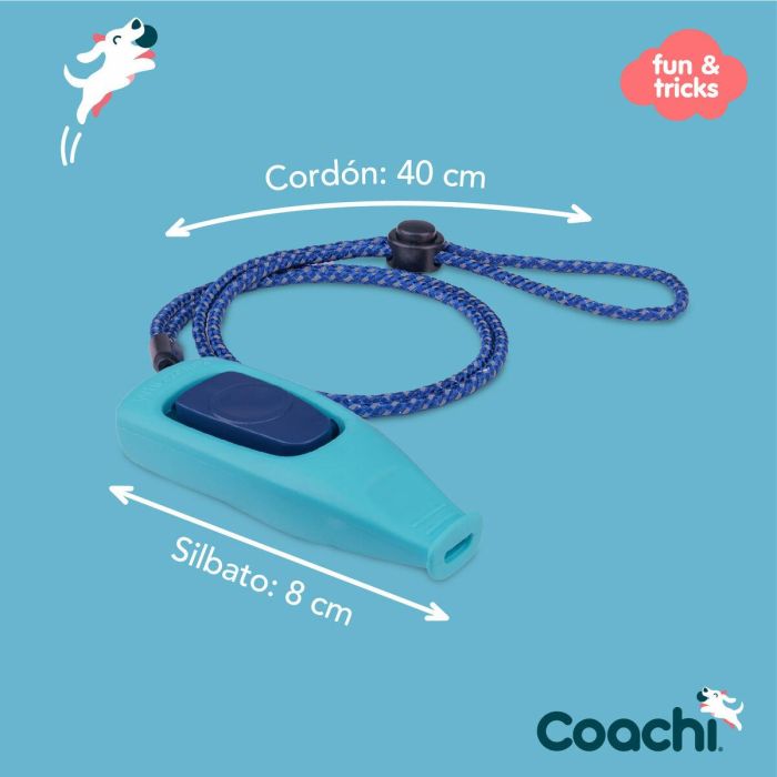 Coachi Whizzclick Azul Claro Botón Azul Oscuro 3 Coachi Whizzclick Azul Claro Botón Azul Oscuro 3