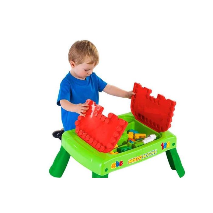 Mesa construccion plegable con 20 bloques 4 Mesa construccion plegable con 20 bloques 4