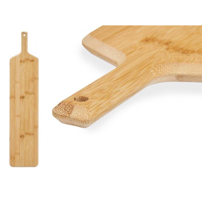Tabla de bambú para aperitivos con mango - 65x14x1.5 cm - Kinvara (6 Unidades) 3 Tabla de bambú para aperitivos con mango - 65x14x1.5 cm - Kinvara (6 Unidades) 3
