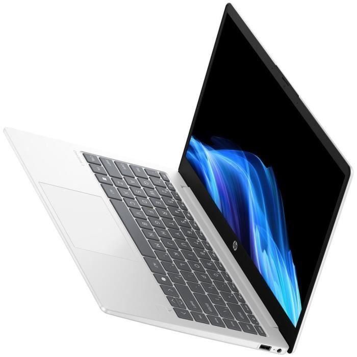 PC portátil HP Omnibook 3 14-ha0015nf - Windows 11 - 14 FHD IPS - Ryzen AI 5 340 - 16 GB de RAM - Almacenamiento SSD de 512 GB - AZERTY 1