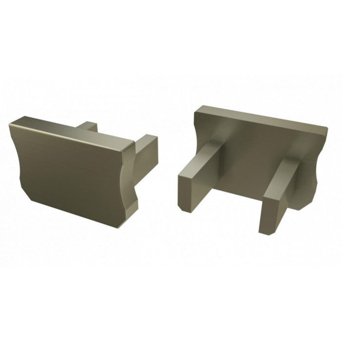 Tapón Final para Perfil Tipo X de Plástico Blanco con Agujero 4 Tapón Final para Perfil Tipo X de Plástico Blanco con Agujero 4