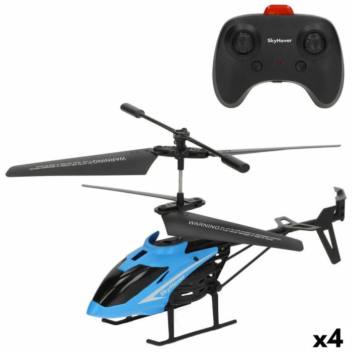 Helicóptero con Radiocontrol Colorbaby (4 Unidades) Helicóptero con Radiocontrol Colorbaby (4 Unidades)