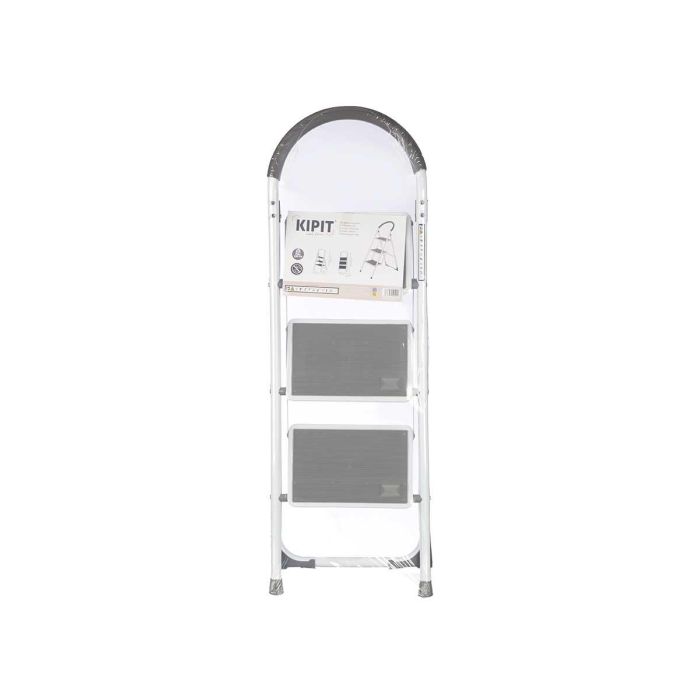 Escalera Metal 3 Escalones Gris Kipit 117X5CM (4 Unidades) 1 Escalera Metal 3 Escalones Gris Kipit 117X5CM (4 Unidades) 1