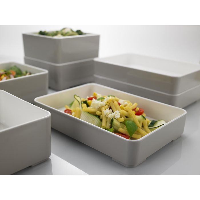 Bandeja Rectangular Apilable Leone (4 Unidades) 1 Bandeja Rectangular Apilable Leone (4 Unidades) 1