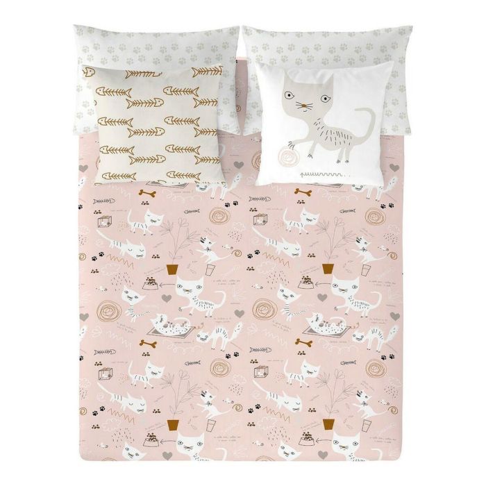Funda Nórdica Panzup Cats Cama de 150/160 (240 x 220 cm) Funda Nórdica Panzup Cats Cama de 150/160 (240 x 220 cm)