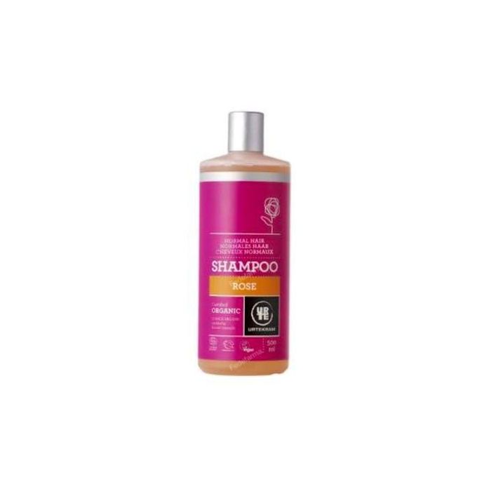 URTEKRAM Champú Rosas Cabello Normal 500ml Ecológico Vegano COSMOS ORGANIC
