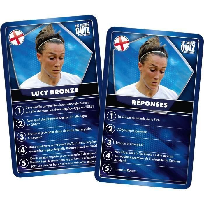 Winning Moves Cuestionario Estrellas de Fútbol: Juego de Preguntas 500 Temas Ilustrados, Compacto, Portátil, para 2+ Jugadores, +10 Años 2