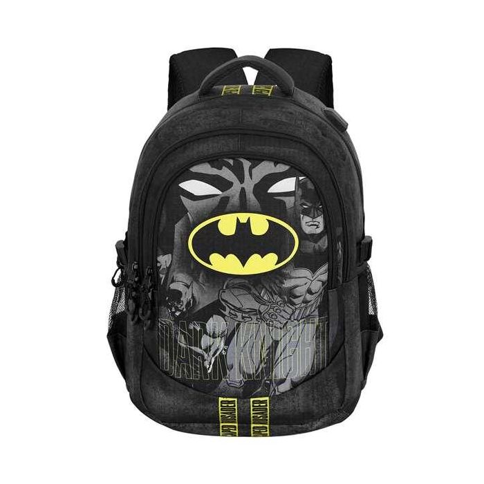 Karactermania Mochila Batman Run. Plus FAN Caped Negro 44x34x21cm Ripstop Compartimentos USB