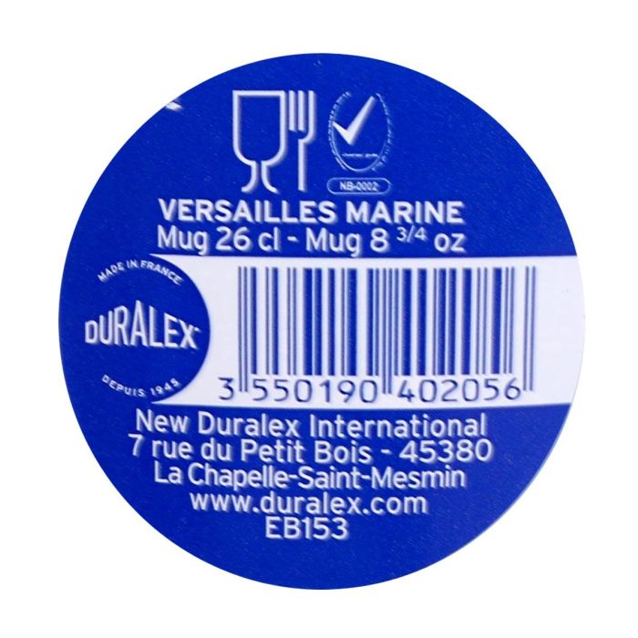 Mug Apilable 26 Cl Marine Versailles - Duralex (12 Unidades) 8