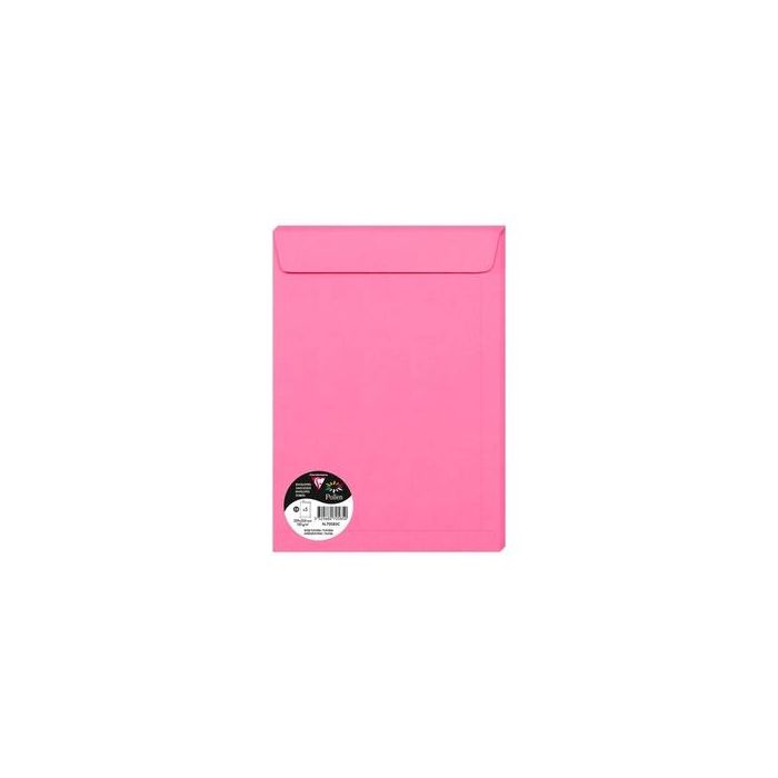 Sobre-Bolsa Clairefontaine Pollen 229X324 120G Fucsia Paquete De 5