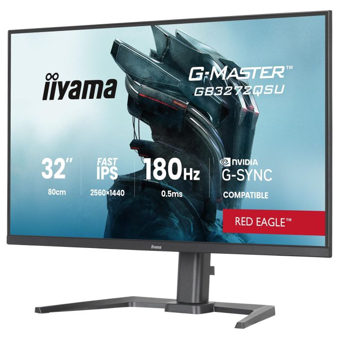 iiyama G-MASTER GB3272QSU-B1 Monitor 31.5" 80 cm Quad HD IPS 0.5ms 180Hz Negro 1 iiyama G-MASTER GB3272QSU-B1 Monitor 31.5" 80 cm Quad HD IPS 0.5ms 180Hz Negro 1