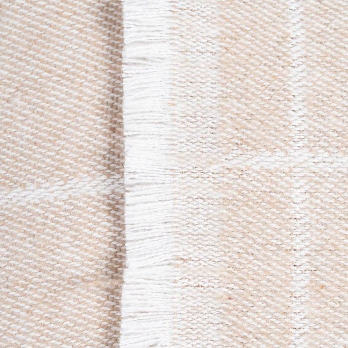 Cojín Cuadros Camel Algodón Textil/Hogar 50 X 70 cm