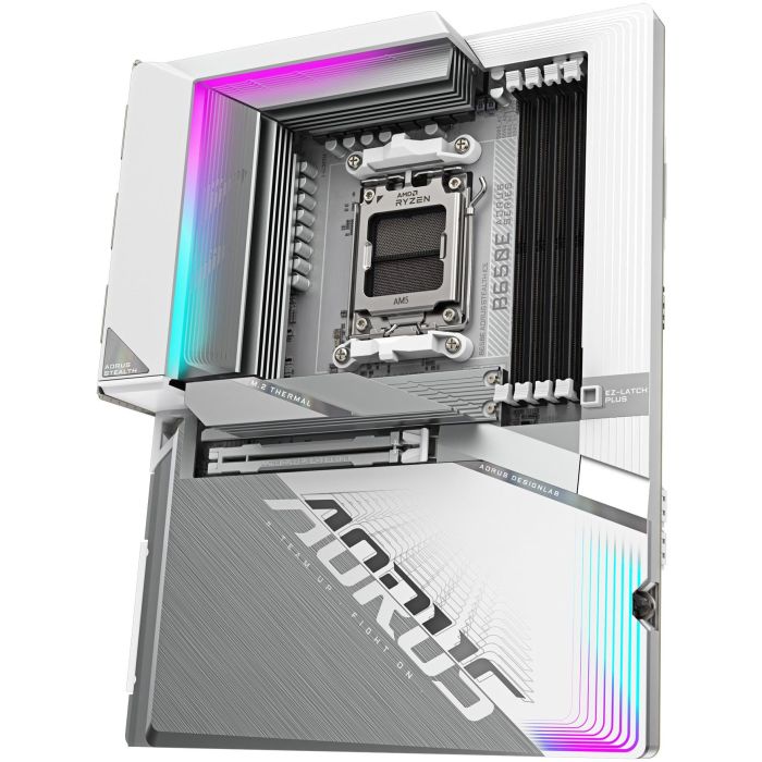 GIGABYTE B650E AORUS STEALTH ICE Placa Base AM5/DDR5/ATX para AMD Ryzen 7000/8000/9000 con WiFi 7, PCIe 5.0 3 GIGABYTE B650E AORUS STEALTH ICE Placa Base AM5/DDR5/ATX para AMD Ryzen 7000/8000/9000 con WiFi 7, PCIe 5.0 3