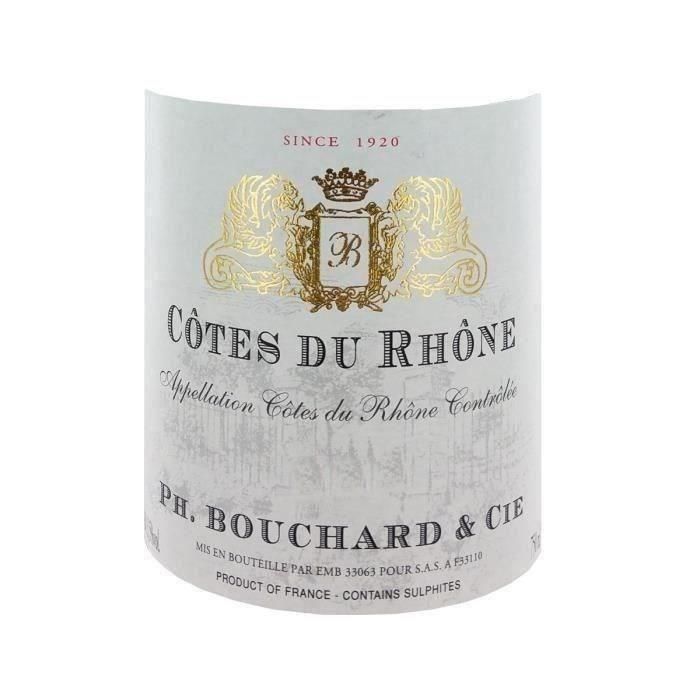 Bouchard & Cie 2018 Côtes du Rhône - Vino tinto del valle del Ródano 1 Bouchard & Cie 2018 Côtes du Rhône - Vino tinto del valle del Ródano 1