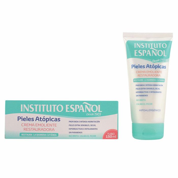 Instituto Español PIEL ATÓPICA Crema Emoliente Restauradora para Pieles Atópicas, Bebés, Niños y Adultos, 150 ml