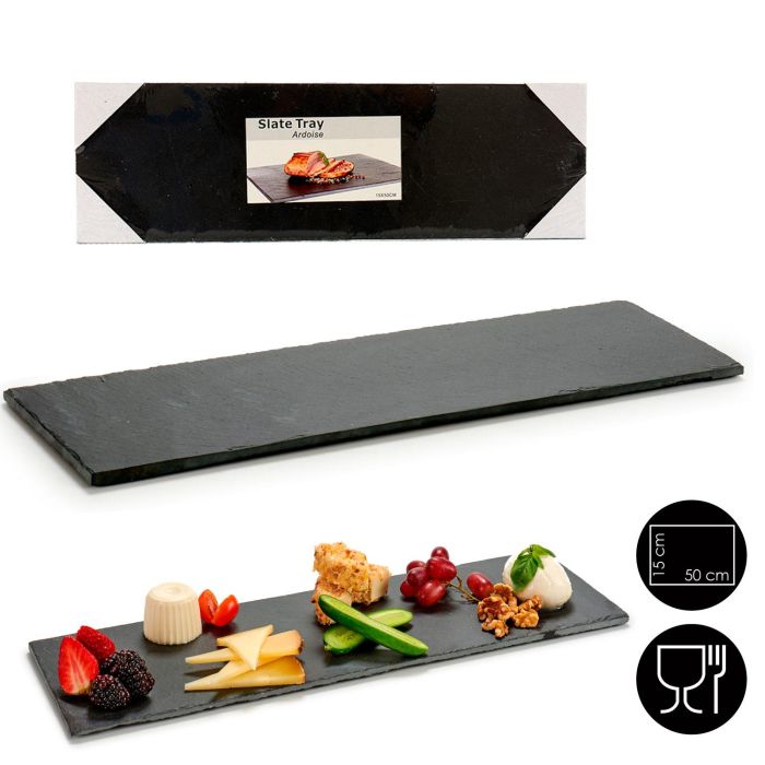 Pizarra Aperitivo Kinvara 50x15 cm - Negro (12 Unidades) 3 Pizarra Aperitivo Kinvara 50x15 cm - Negro (12 Unidades) 3