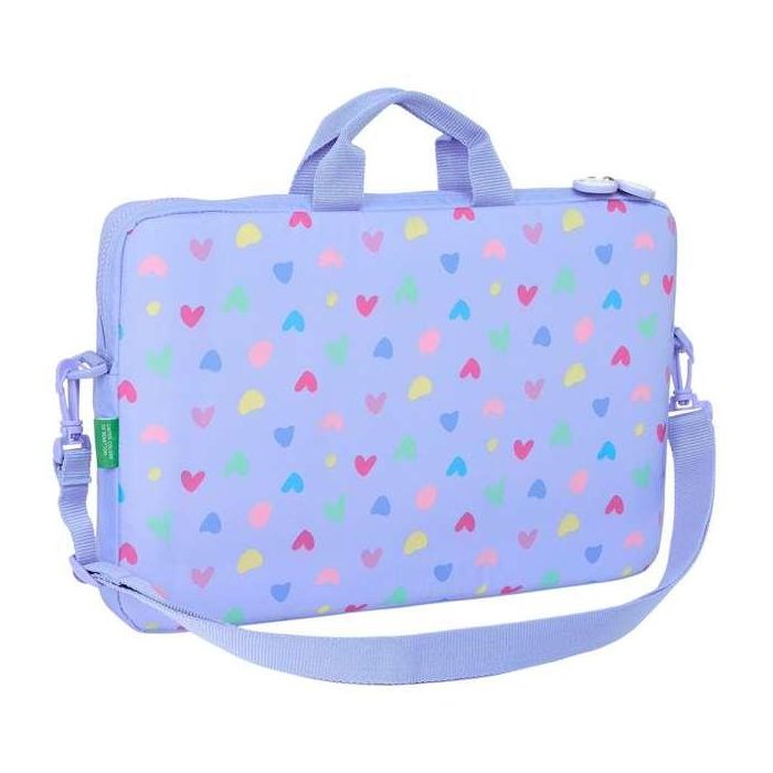 Maletín para Portátil Benetton Lila Lila 40 x 27 x 4 cm 1 Maletín para Portátil Benetton Lila Lila 40 x 27 x 4 cm 1
