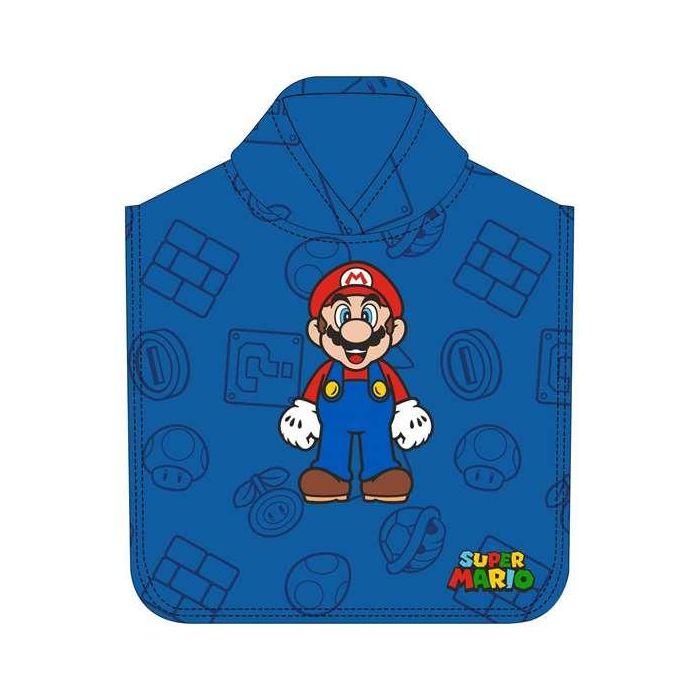 Poncho Safta De Microfibra Super Mario 1000x500 mm