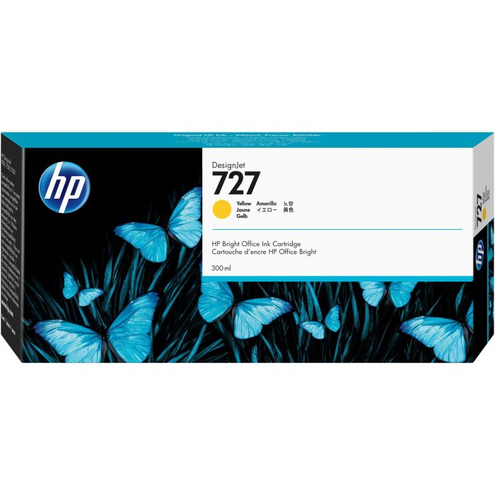 HP DesignJet T1500/T920 Cartucho Amarillo Nº727 0 HP DesignJet T1500/T920 Cartucho Amarillo Nº727 0