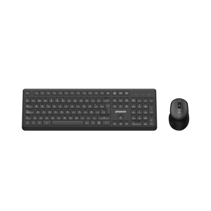 Phoenix technologies Combo Teclado y Ratón Inalámbrico QWERTY Español, Multplataforma Windows macOS Linux, 13 Teclas Multimedia, Diseño Ergonómico 0 Phoenix technologies Combo Teclado y Ratón Inalámbrico QWERTY Español, Multplataforma Windows macOS Linux, 13 Teclas Multimedia, Diseño Ergonómico 0