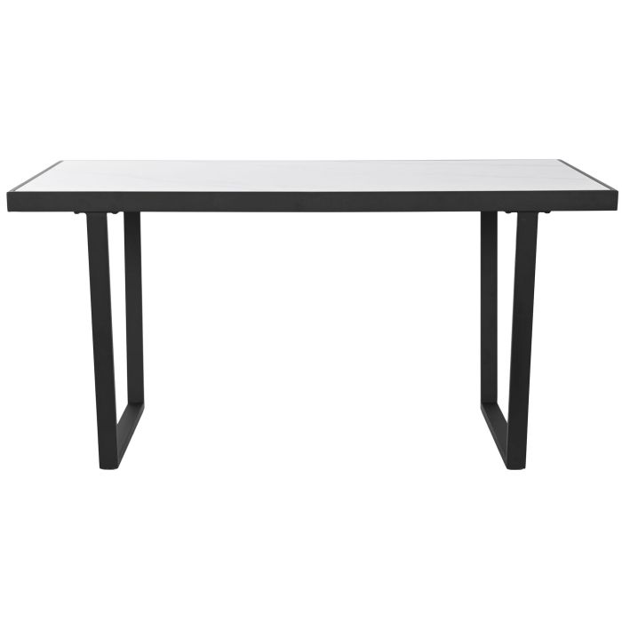 Mesa Comedor Urban DKD Home Decor Negro Blanco 80 x 75 x 150 cm 5