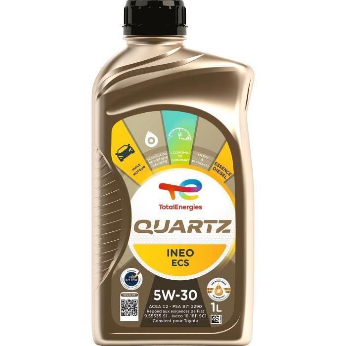 Aceite Motor Total 1L Cuarzo Ineo Ecs 5W30 2 Aceite Motor Total 1L Cuarzo Ineo Ecs 5W30 2