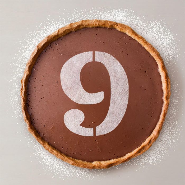 Plantilla para tarta de cumpleaños N-9 grande - Algon (36 Unidades) 2 Plantilla para tarta de cumpleaños N-9 grande - Algon (36 Unidades) 2