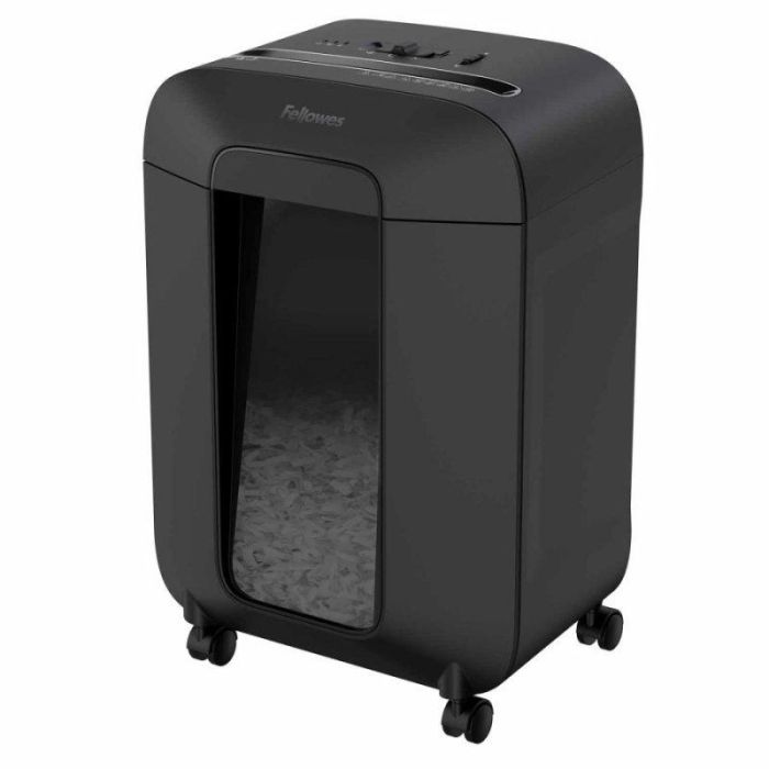 Fellowes LX85 Destructora de Papel Corte Partículas 4x40mm, Nivel P-4, 12 Hojas / 19L, SafeSense, para Grapas, Clips y Tarjetas, Negra, 4400801 1 Fellowes LX85 Destructora de Papel Corte Partículas 4x40mm, Nivel P-4, 12 Hojas / 19L, SafeSense, para Grapas, Clips y Tarjetas, Negra, 4400801 1