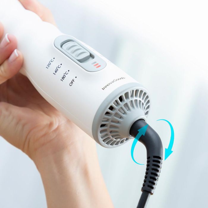 Cepillo Secador, Moldeador y Rizador de Pelo 3 en 1 Dryple InnovaGoods 550 W 10 Cepillo Secador, Moldeador y Rizador de Pelo 3 en 1 Dryple InnovaGoods 550 W 10