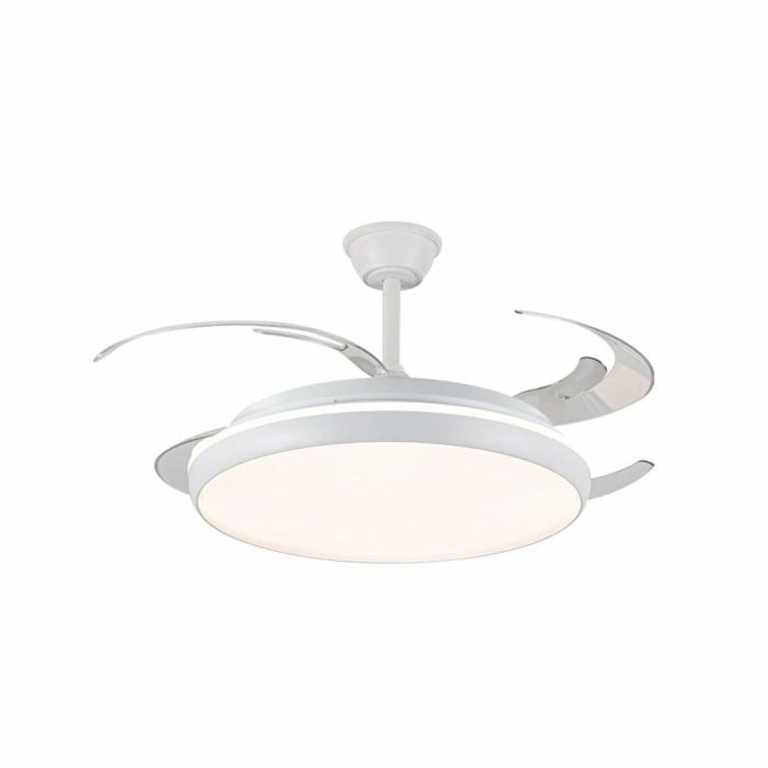 Ventilador de Techo CristalRecord CHARLY L RETRAC Transparente 80 W