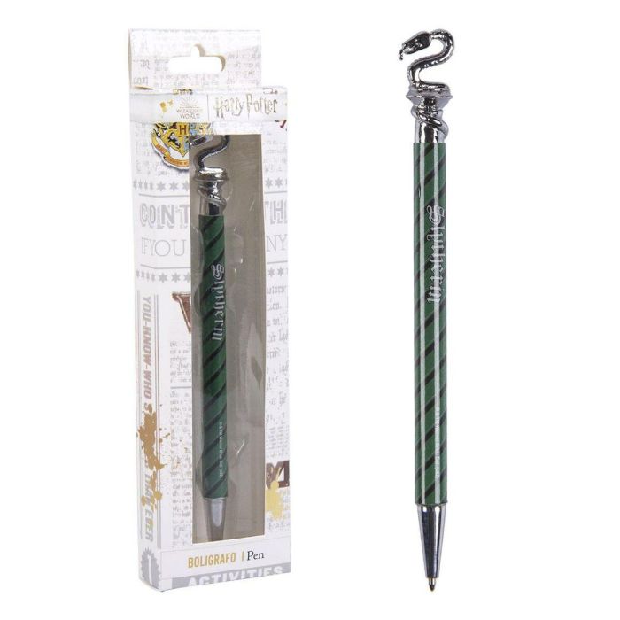 Cerdá Bolígrafo Harry Potter Slytherin Verde, 100% Plástico ABS. Artículo de papelería coleccionable para fans de la saga mágica 4 Cerdá Bolígrafo Harry Potter Slytherin Verde, 100% Plástico ABS. Artículo de papelería coleccionable para fans de la saga mágica 4